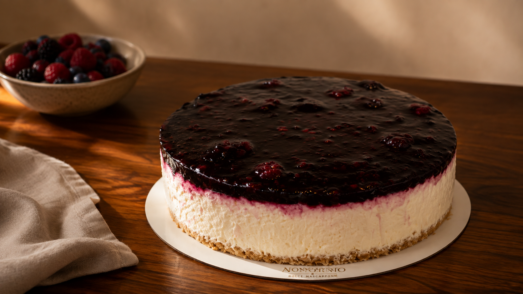 cheesecake-artesanal Cheesecake artesanal de mascarpone con frutos rojos de Nonno Antonio